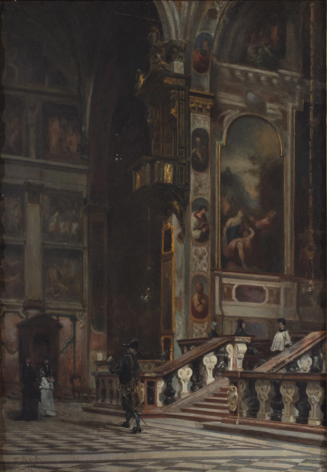 Interno del duomo di Monza